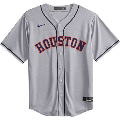 nike men's houston astros blank official replica road jersey|astros nike hats.